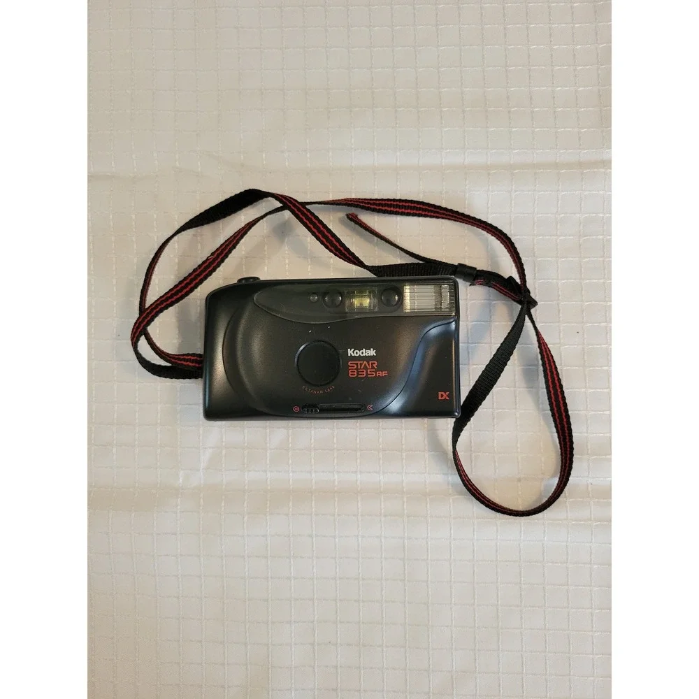 Kodak Star 835AF 35mm Film Camera Autofocus Autowind Black Ektanar Lens Untested